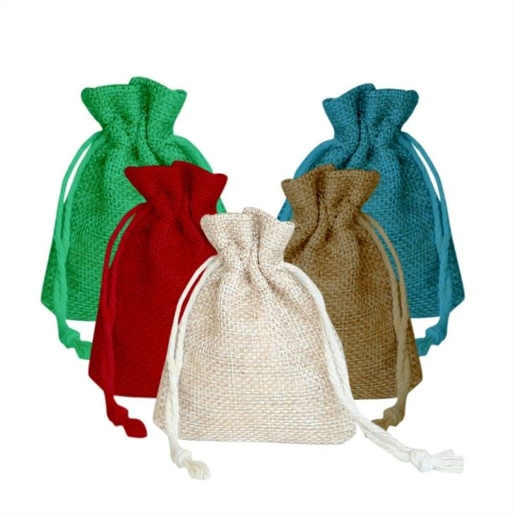 Jute Jewelry Bag