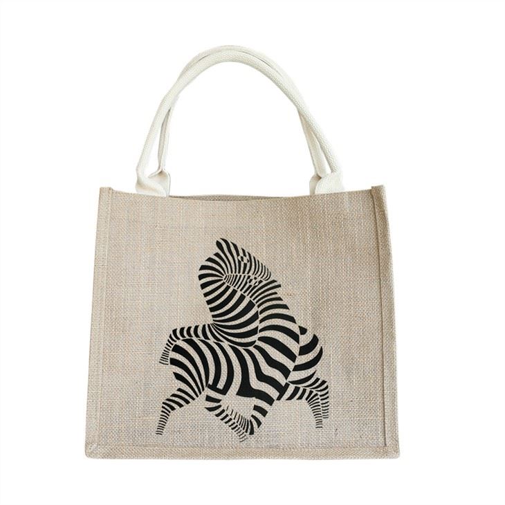 Jute Tote Shopping Bag